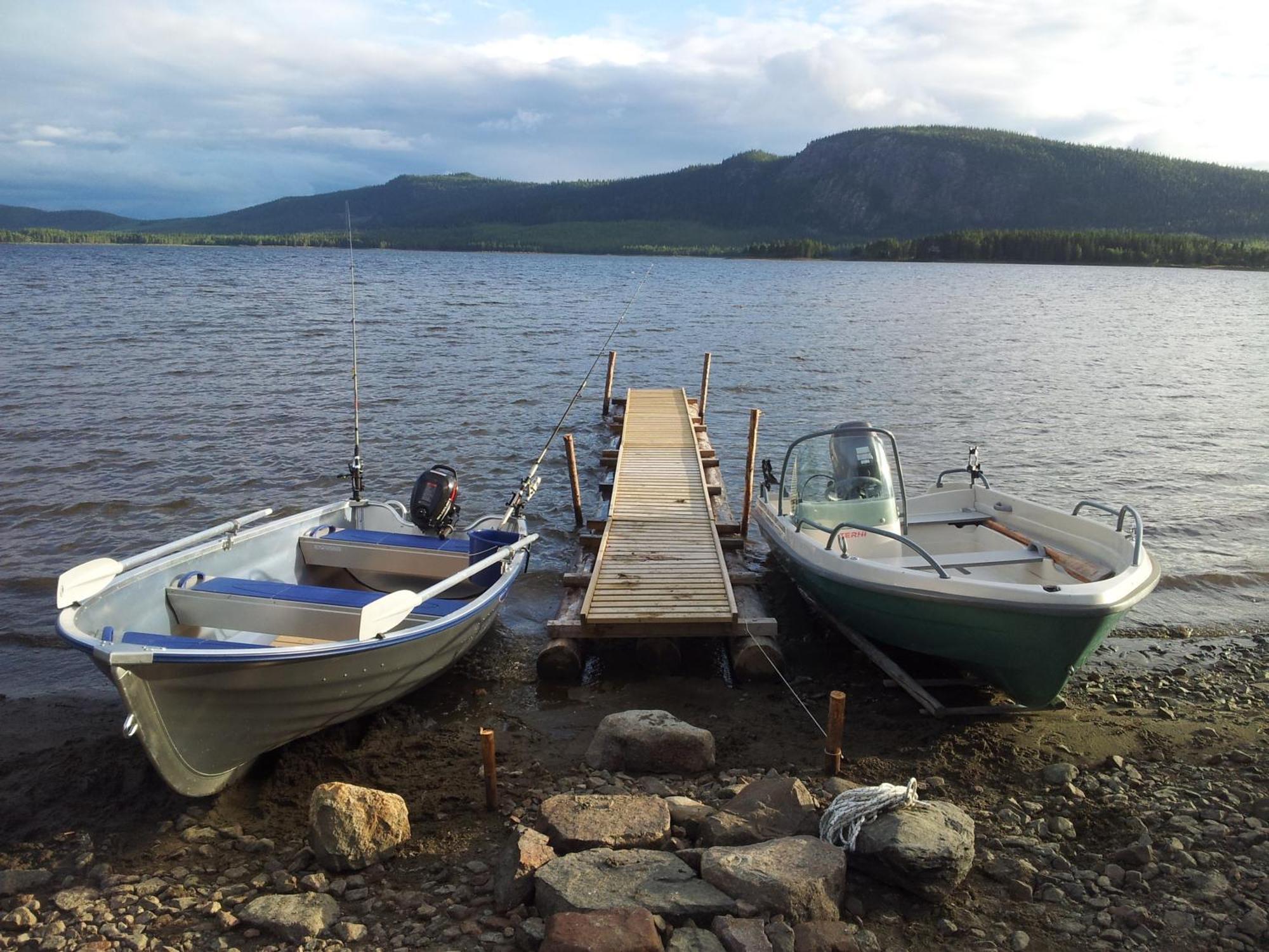 Karlsten Cottage On Wild River In Lapland/Sweden מראה חיצוני תמונה