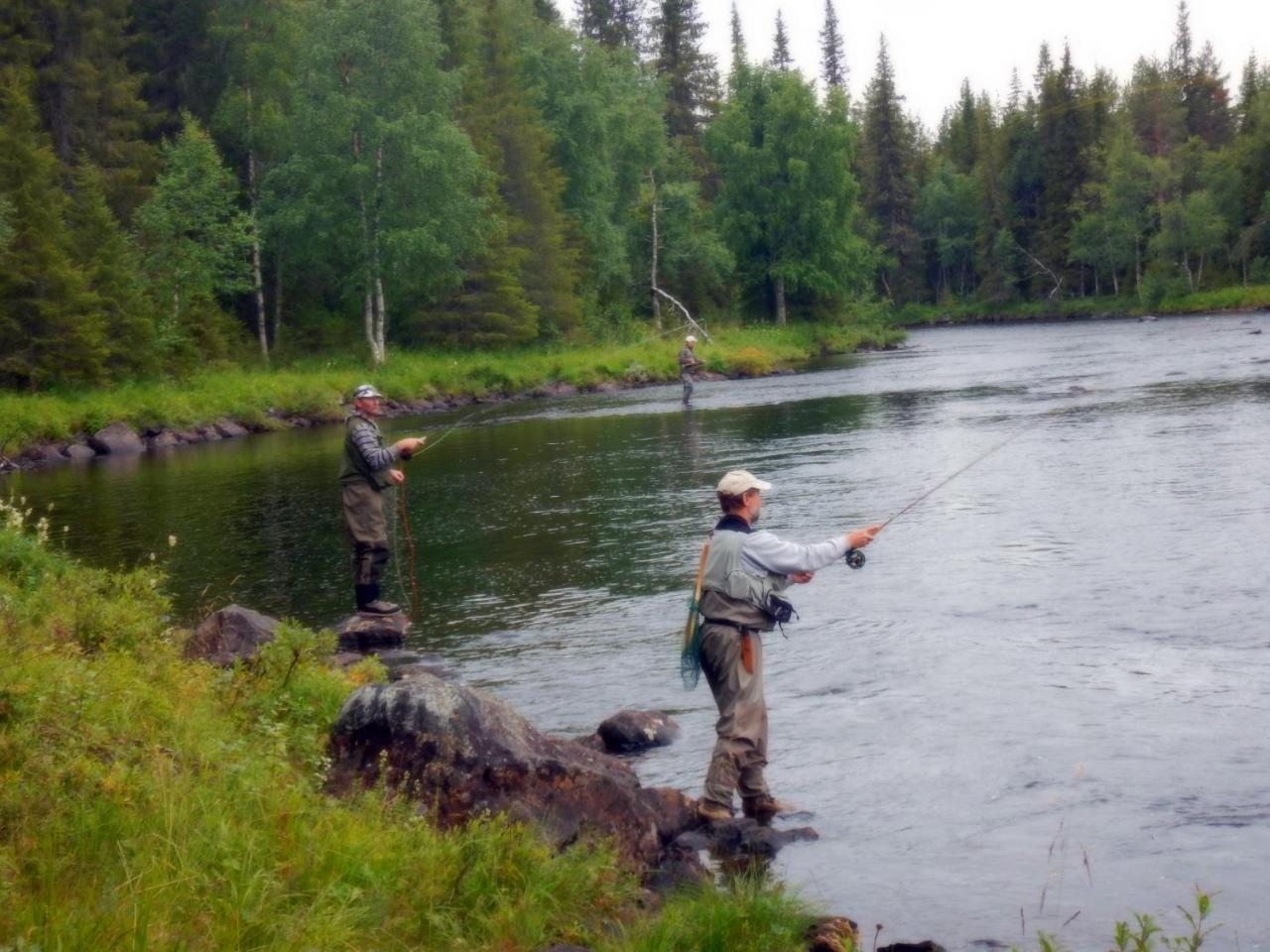 Karlsten Cottage On Wild River In Lapland/Sweden מראה חיצוני תמונה